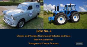 Vintage sale - Sale 4 - Vintage & Classic Tractors, Vehicles (Lots 1279 - END) etc to be held at The Machinery Saleground, Sutton, Ely, Cambs, CB6 2QT REGISTRATION OPENS 15TH JULY 2022