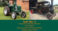 Cambridge Vintage Sale - Sale 5 -- Classic cars & commercial vehicles, steam accessories, horsedrawn vehicles & boats, vintage & classic tractors at Machinery Saleground, Sutton, Ely, Cambs, CB6 2QT