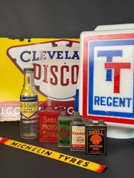 Cheffins Automobilia Auction - Auction sale of enamel signs, petrol pumps, globes, oil tins, fuel cans, show cards, illuminated signs, advertising etc to be held at The Machinery Saleground, Sutton, Ely, Cambs, CB6 2QT - COMMENCES AT 09.300AM