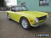 1973 2498cc Triumph TR6 Reg. No. JKT 606L Chassis No. CR1240 Engine No. CR4 795-HE Purchased by the professional restorer owner as a Cat S (damaged, repairable) insurance loss car in 2013, originally to be a donor vehicle but it was decided to be too good