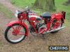 1936 500cc Moto-Guzzi 500V Bitubo MOTORCYCLE Reg. No. 733 XUM Frame No. 25970 Engine No. V 33086 An extremely rare bike in the UK and indeed anywhere as only around 2,000 were ever produced by Moto-Guzzi. A ground breaking twin port single with overhead