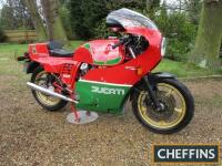 1984 860cc Ducati MHR900 Mike Hailwood Replica MOTORCYCLE Reg. No. B829 BFJ Frame No. DM900R 1906344 Engine No. DM860 909182 A low mileage (28,000km) example of the stunning MHR, a real hairy chested motorcycle that announces its presence with a mighty ba