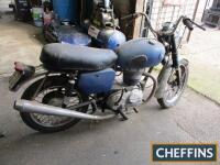 Circa 1959 250cc AJS Model 14 MOTORCYCLE Reg. No. 787 YEV (expired) Frame No. TBA A true barn find complete with dust, cobwebs and sparrow signatures. Fitted with high bars, the engine turns freely and the whole machine appears complete and sound. Offered