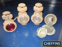 Pr. Of Ford Model T bun lamps, rear light and various parts