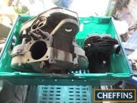 BSA Sloper crankcase halves t/w side valve head and barrel