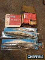 Selection of wipers and bulbs, NOS