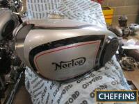 Norton fuel tank in restored order