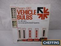 Osram-GEC Vehicle Bulbs, a free-standing dispenser, complete with NOS bulbs