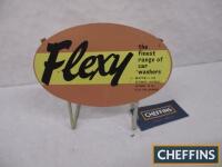 Flexy car washer, point of sale counter top sign
