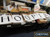 Hooper, 6no. Perspex letters, each measures 14x14ins, Ex Goodwood Revival Rolls Royce set