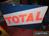 Total, a double sided enamel sign (3 colours), 35x26ins