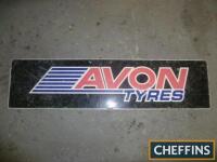 Avon Tyres aluminium sign, 4ft x 1ft