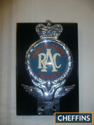 RAC motor sport badge