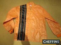 Les Leston paddock jacket (orange & black)