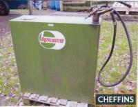 50gallon Castrol oil/diesel storage tank in good working order, with hand pump dispenser, no leaks