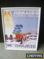 Monaco 1934 print