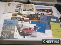 Mercedes, a qty of brochures, road tests and promotional literature (1960s-1970s)