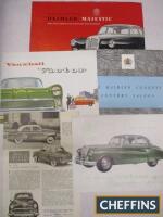 Daimler Majestic, Conquest and Sportsman brochures, together with Vauxhall Victor and Cresta (5)