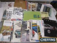 Chevrolet, a large qty of sales brochures, 1960s-70s