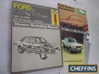 Ford Cortina MKIV Haynes Owners Manual, Owners Handbook, Cortina Operating Guide and accessories pamphlets