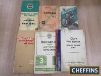 Capri, Garelli, Phillips, NSU etc, qty of scooter handbooks