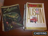 1930s and 40s Autocar and Motor magazines