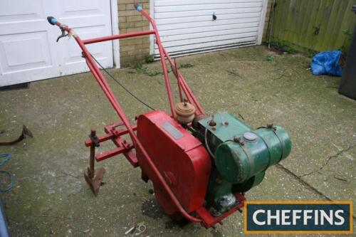 Goodwood single wheel garden cultivator. Made in 1949 by Dashwood Engineering, a very rare larger version of the Colwood