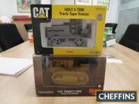 1:15 scale Caterpillar Holt 2tonne Track-Type Tractor by ERTL, together with Twenty-Two Track-Type Tractor, both boxed (2)