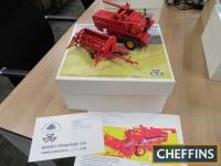 1:32 scale Chestnut Miniatures Massey Ferguson 510 combine harvester, Limited Edition No. 79/500