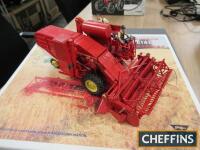 1:32 scale Chestnut Miniatures Massey Ferguson 780 combine harvester, Limited Edition No. 68/250 (damaged)