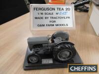 1:16 scale Tractoys FR Ferguson TEA-20 tractor. Serial No. 015 (for G & M Farm Models)