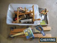 Qty modern woodworking tools, many as new