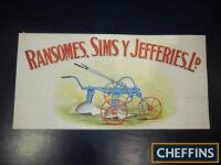 Ransomes Sims Y Jeffries, an original printed illustrated poster, 29x15ins