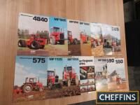 Massey-Ferguson, a qty of agricultural tractor leaflets (14), to include 4840, 1250, 1200 etc (1975-1981)