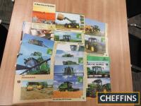 John Deere, a qty of agricultural tractor, combine, telehandlers etc brochures and leaflets (18)