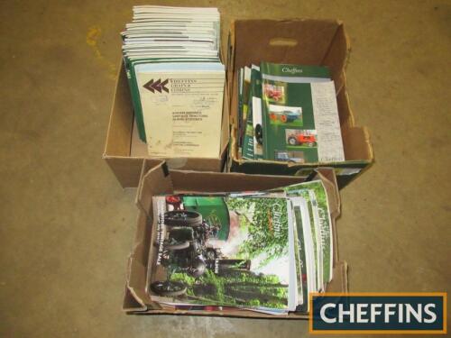 Cheffins catalogues 1990-2018, large box