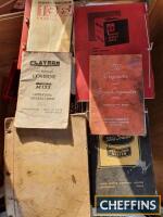 Selection of tractor manuals
