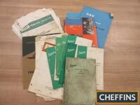 Simms and CAV service instruction manuals, a qty