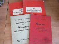 Ransomes 801, 902 and 1001 combine manuals
