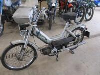 1980 49cc Puch Maxi Moped (MOTORCYCLES) Reg. No. MDX 863V Frame No. 6882399 Engine No. 6882399 Finished in silver and offered for sale with a current V5C, shed stored for a while and requiring recommissioning Estimate: Offered without reserve
