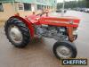 MASSEY FERGUSON 135 diesel TRACTOR Reg. No. TBA Serial No. 462532 With just 2,480 recorded hours on the DL engine this is one of the last produced. Still fitted with its original Goodyear diamond pattern tyres. A straight and original example with V5C rec