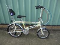 Raleigh Chopper `MOD` in pearl white, a Limited Edition of 400, a mint condition example