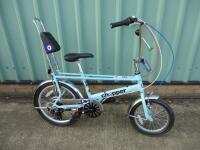 Raleigh Chopper `MOD`, a Limited Edition of 400, finished in blue and only ridden twice