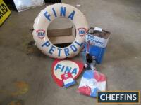 Fina, a qty of merchandising material