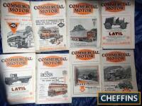 Commercial Motor magazines from 1930's (8), 11 commercial vehicle books