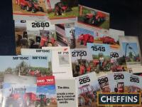 Massey Ferguson, a qty of agricultural tractor, implement etc sales leaflets and brochures