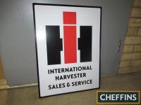 International Harvester Sales and Service, a reproduction Perspex/aluminium sign