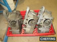 Three sets of BSA Sloper crankcases inc' one matching pair