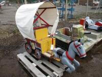 Vintage fairground toy stagecoach