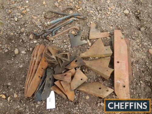 Qty of Ransoms plough spares and various parts